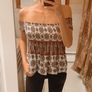 Pacsun off the shoulder top